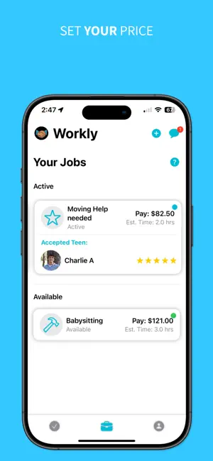 Workly: Gig Jobs for Students screenshot 2