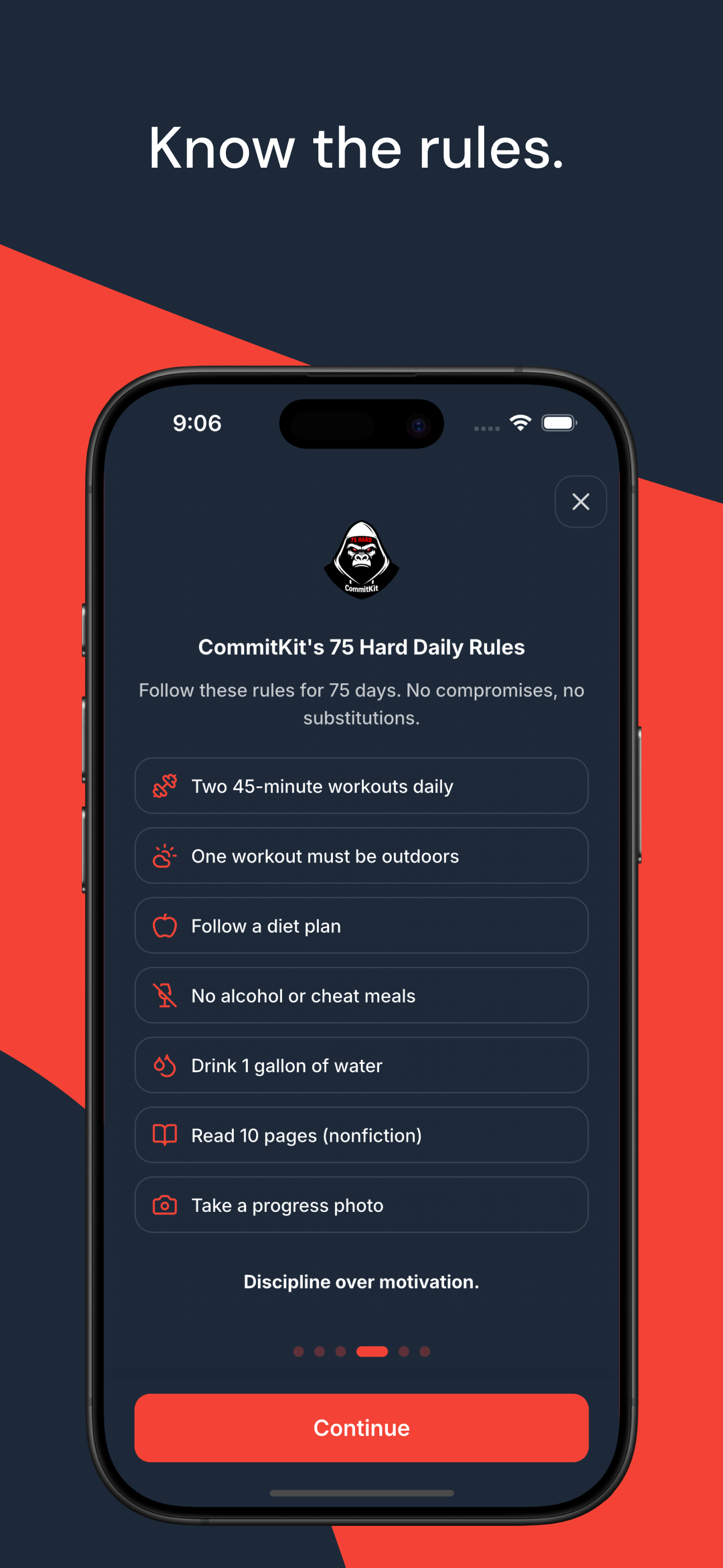 75 Hard Daily - CommitKit screenshot 4