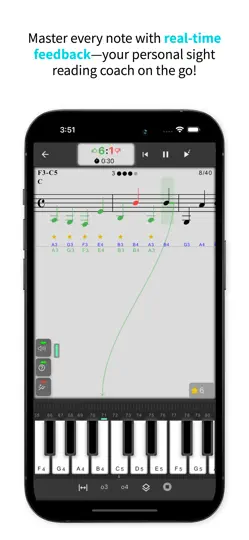 Capture d'écran de MusicKeyRoll sur iPhone 1