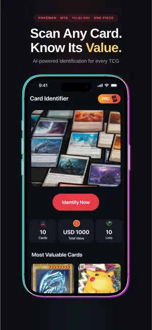 TCG Card Identifier: Scanner screenshot 1