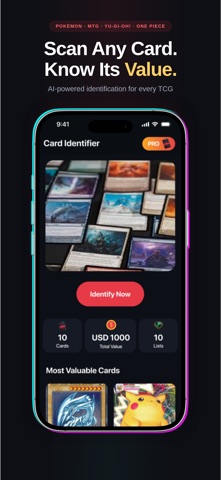 TCG Card Identifier: Scanner Screenshot 1 of 4