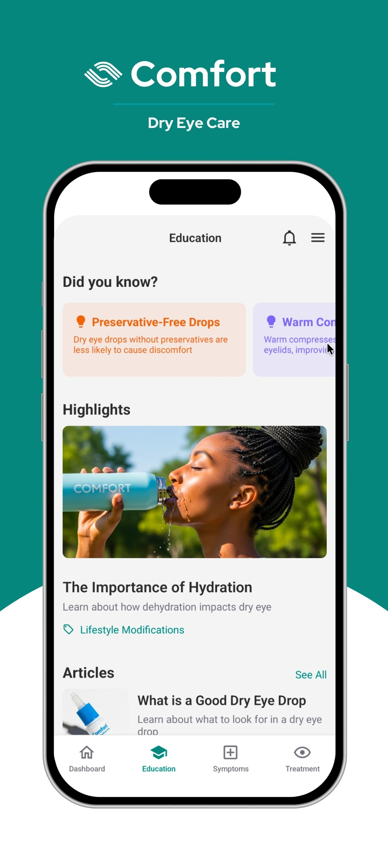 Comfort - Dry Eye App screenshot 2