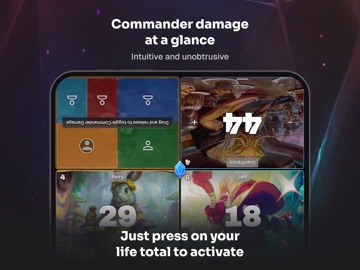 Rhystic: MTG EDH Life Counter iPad screenshot