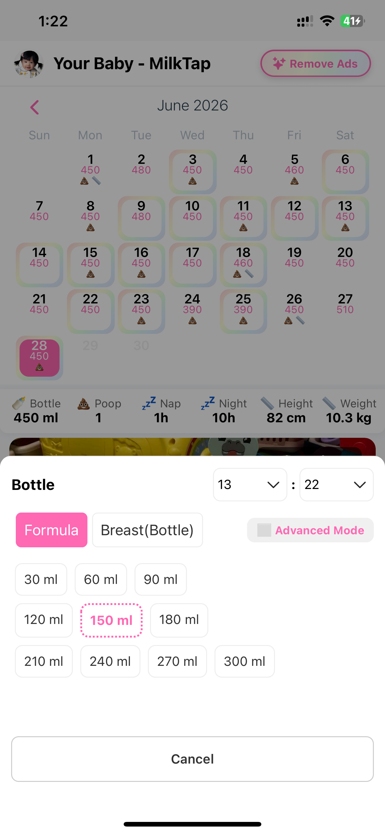 MilkTap: Baby Feeding Log screenshot 6
