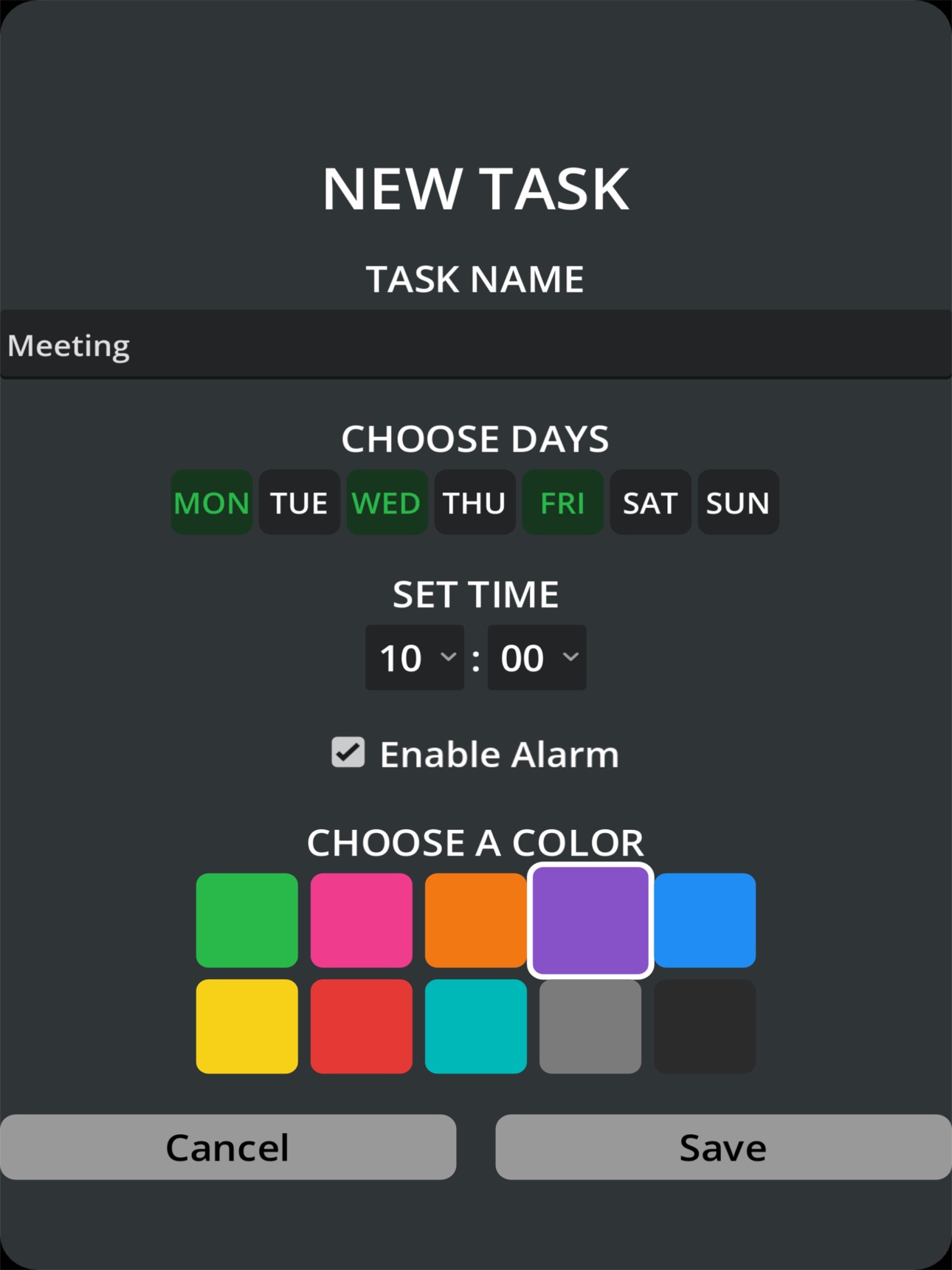 Screenshot 7 of MyWeeklyPlanner