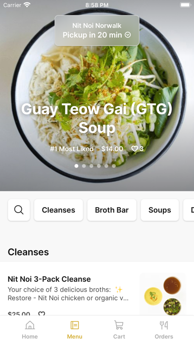 Nit Noi CT iPhone screenshot 2 - Food & Drink app