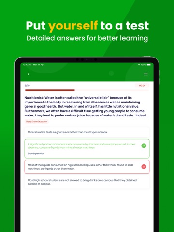 LSAT Practice Test & Exam Prep iPad screenshot
