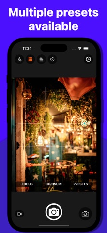 Exposure Camera - DSLR Photos screenshot