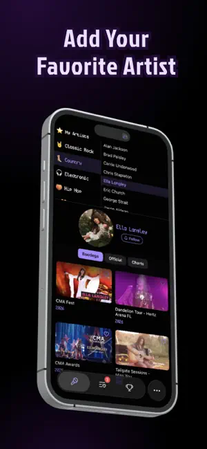 Hit Rewind live concert alerts screenshot 3