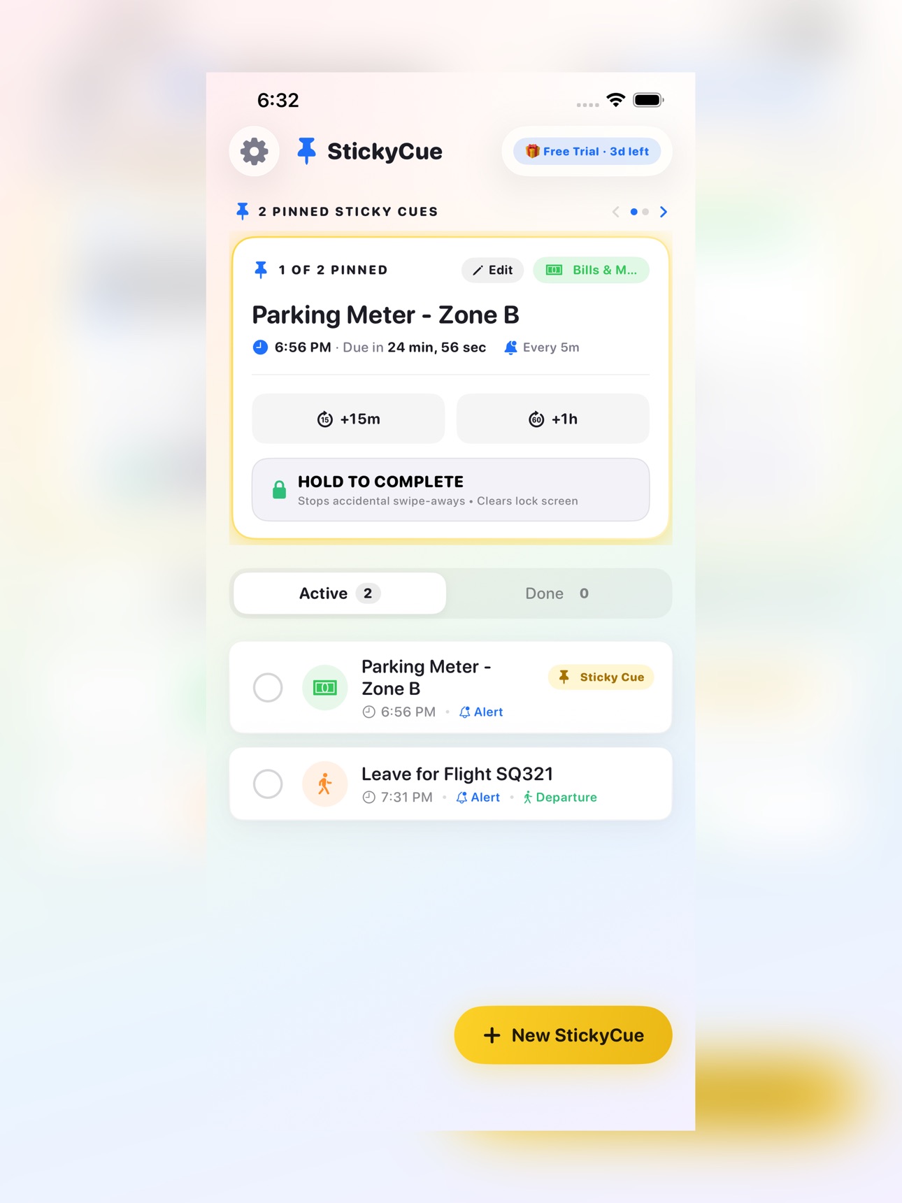 Screenshot 8 of StickyCue: Lock Screen Cues