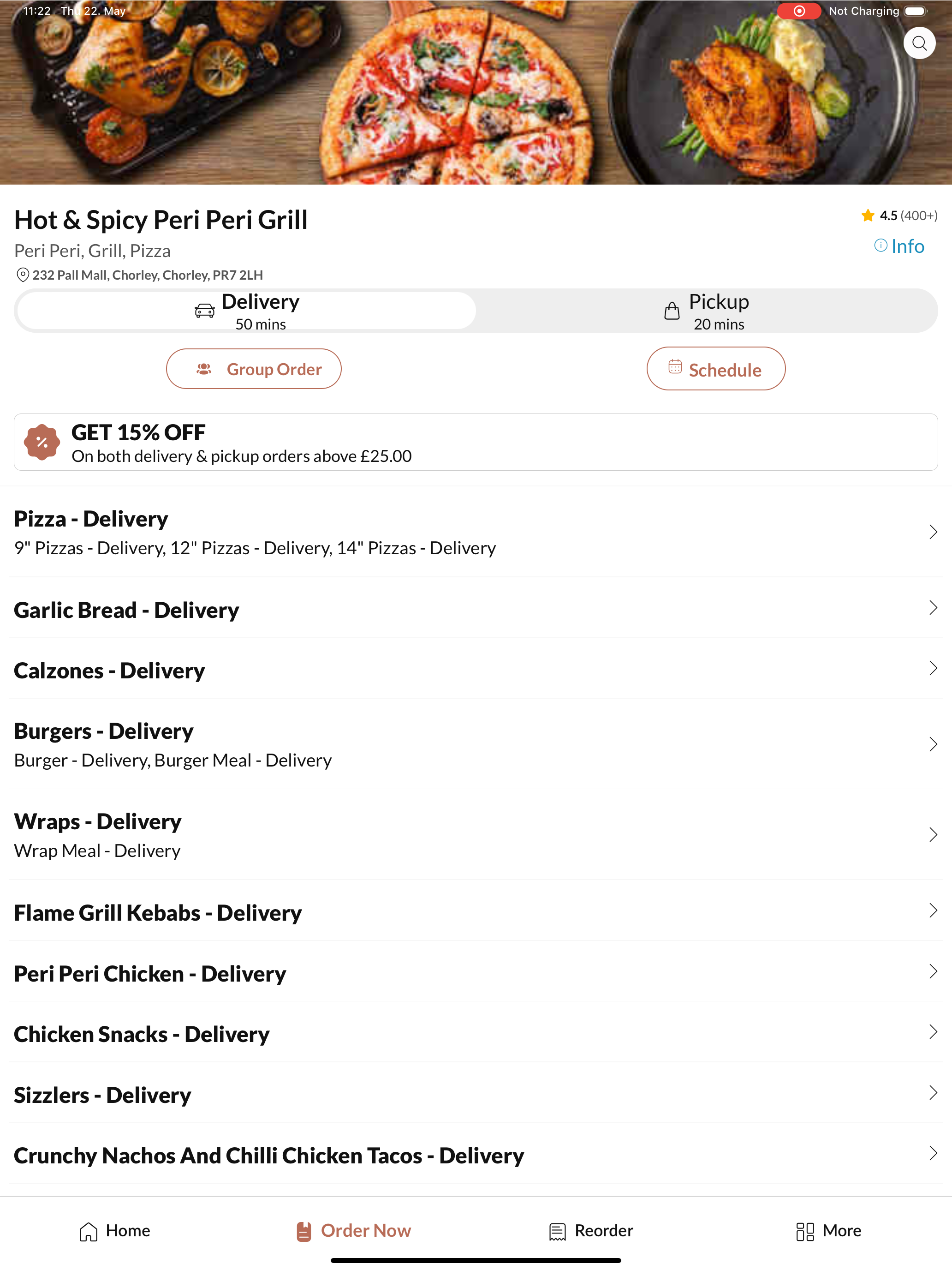 Hot and spicy peri peri grill screenshot 7