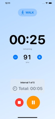 Run/Walk BPM Screenshot 2 of 6