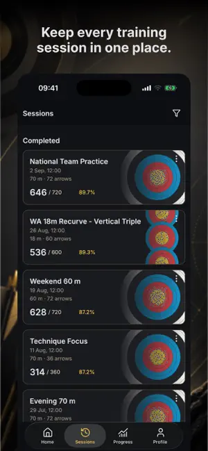Goldward: Archery Tracker screenshot 3