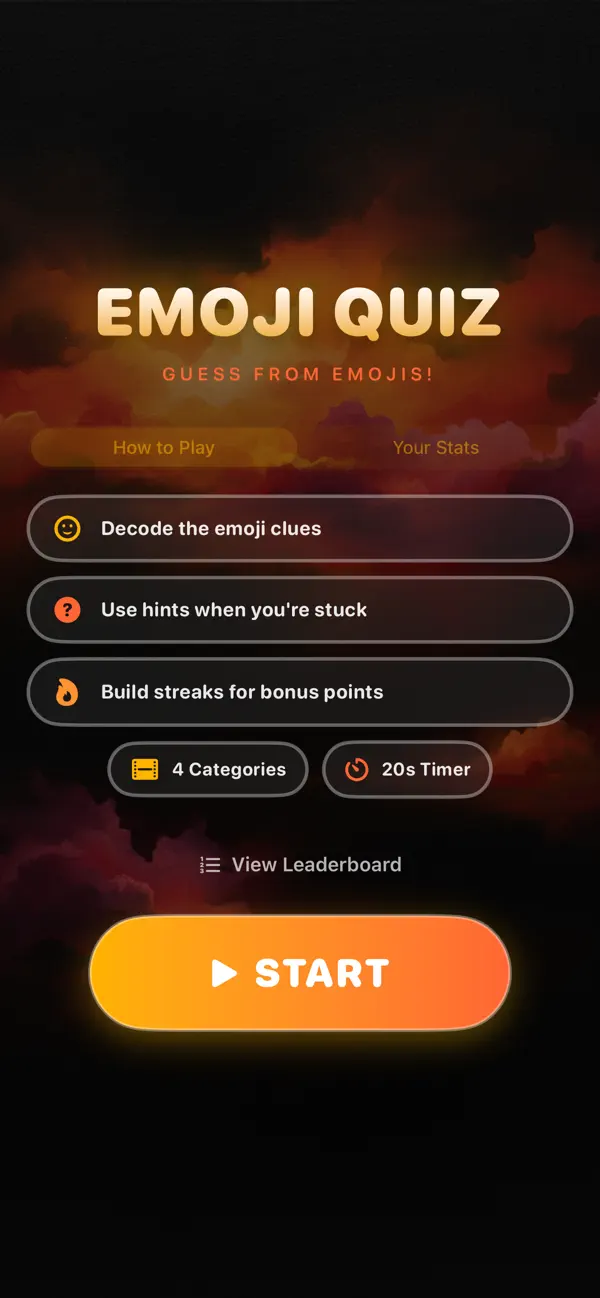 Screenshot #1 pour EmojiQuiz: Guess It!