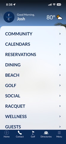 Frenchman's Creek Beach & CC iPhone screenshot