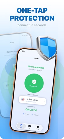 VPN Proxy Mail Guard: GoMask Screenshot 1 of 4