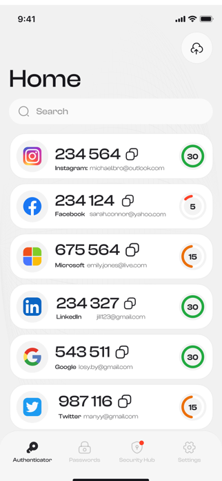 Authenticator - 2FA App Screenshot 1 of 6