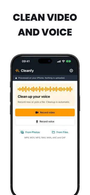 Audio Denoiser - Cleanfy screenshot 2