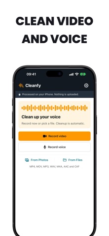 Audio Denoiser - Cleanfy screenshot 2