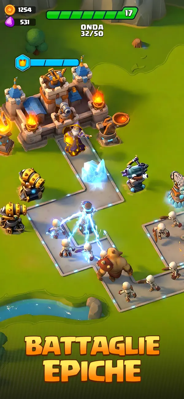 Arcane Arena: Tower Defense TD iOS Mod IPA screenshot 2 - iOS game interface