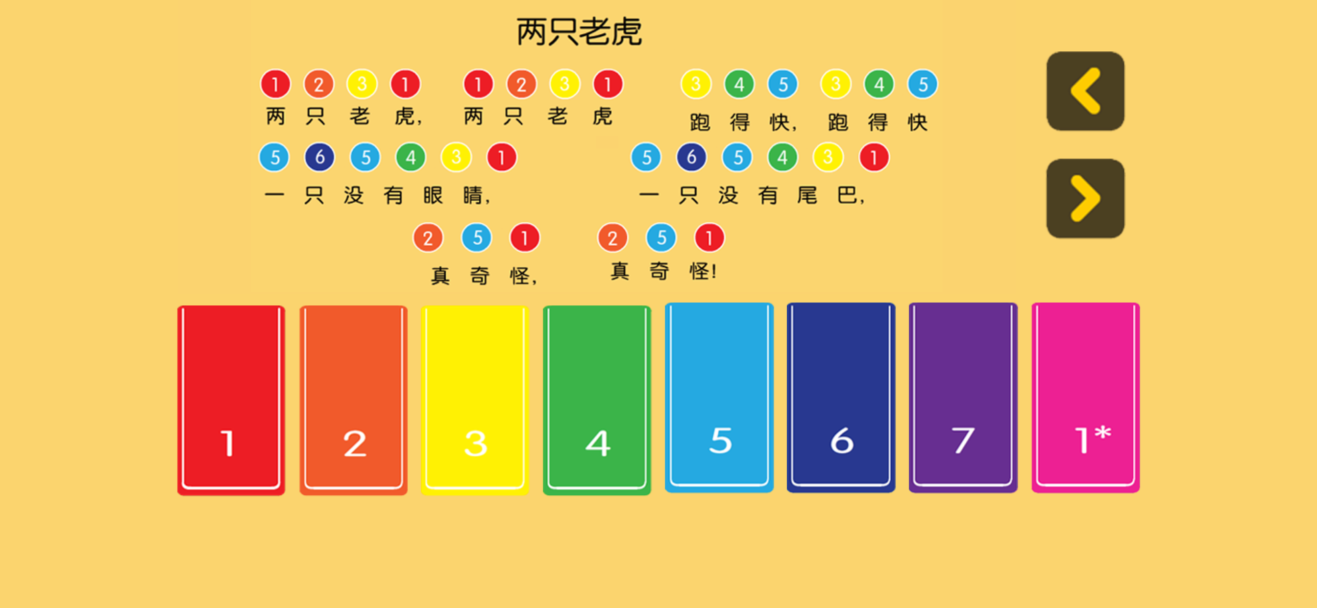 弹钢琴简谱