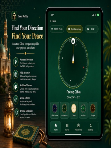 Deen Buddy - Quran & Hadith iPad screenshot
