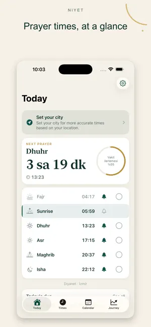 Niyet: Athan, Prayer & Qibla screenshot 1