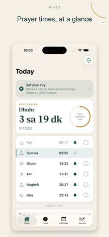 Niyet: Athan, Prayer & Qibla Screenshot 1 of 6