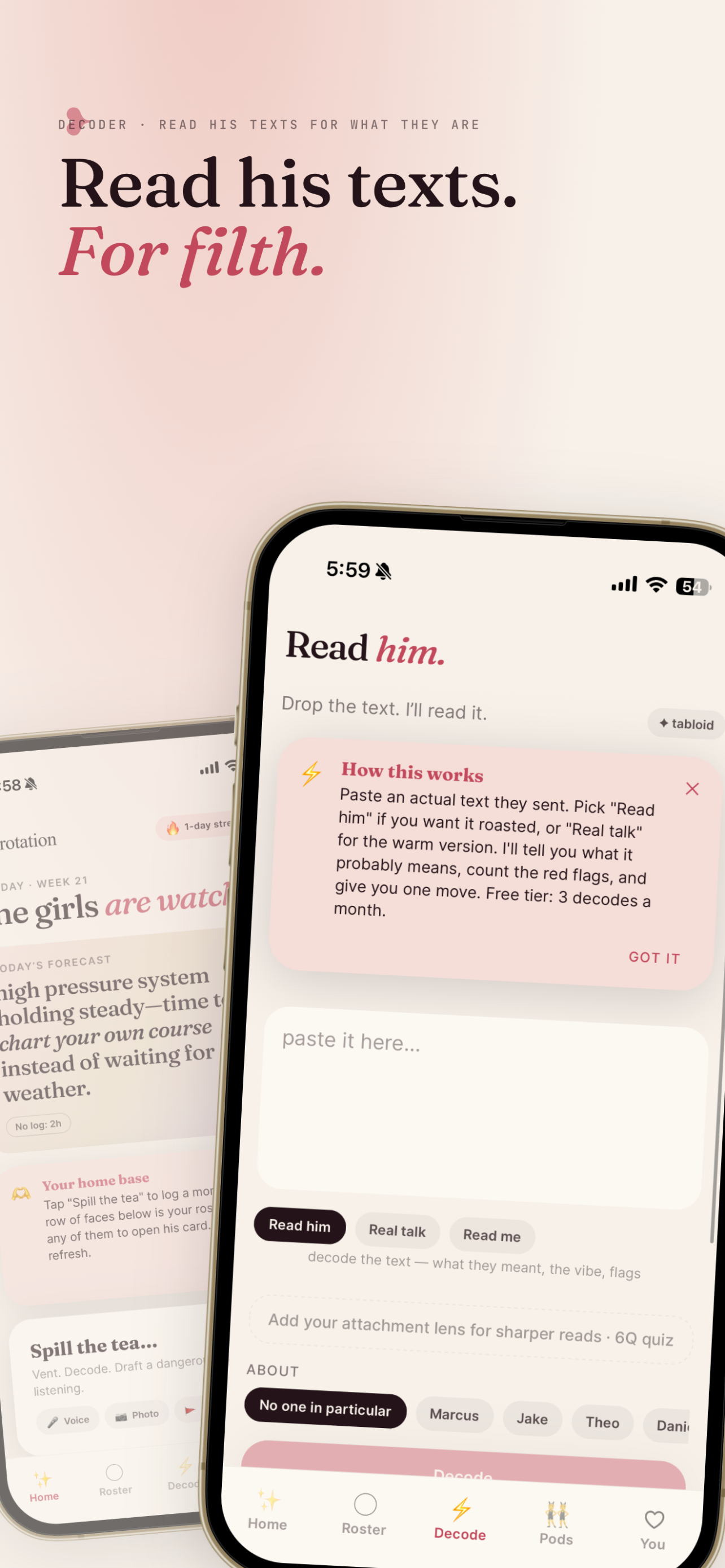 Rotation Dating Journal screenshot 5