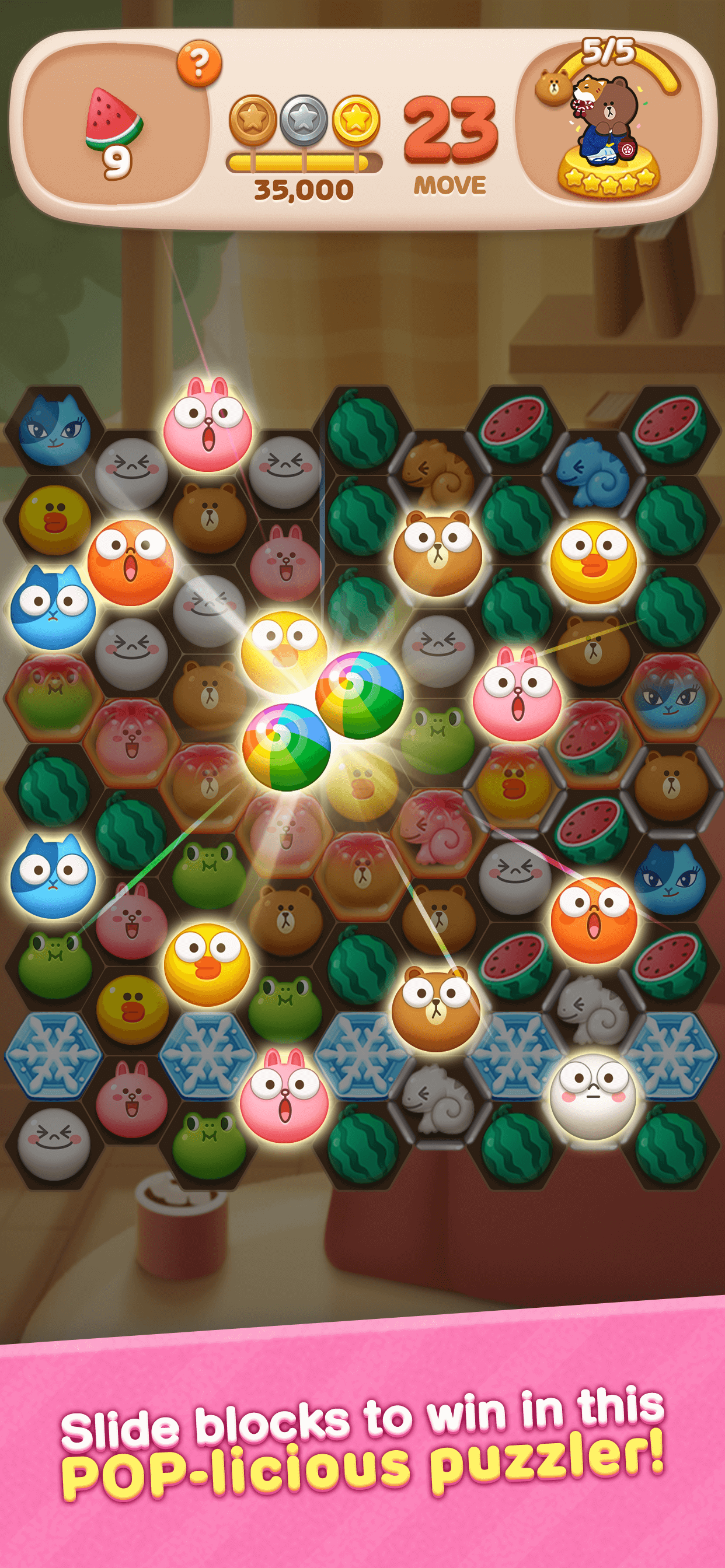 LINE POP2 Puzzle -Puzzle Game