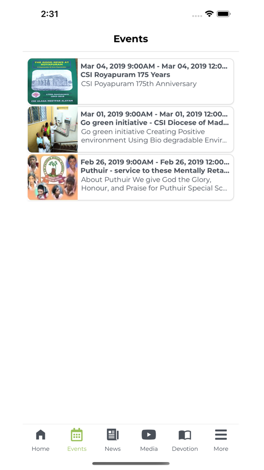#2. CSI Church App (iOS) Podle: Anand Babu