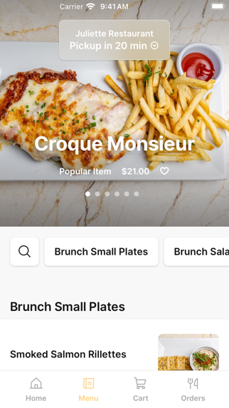 Juliette Restaurant app screenshot 2