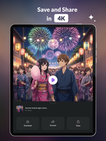 AI Video Generator: Voiser AI iPad screenshot 5
