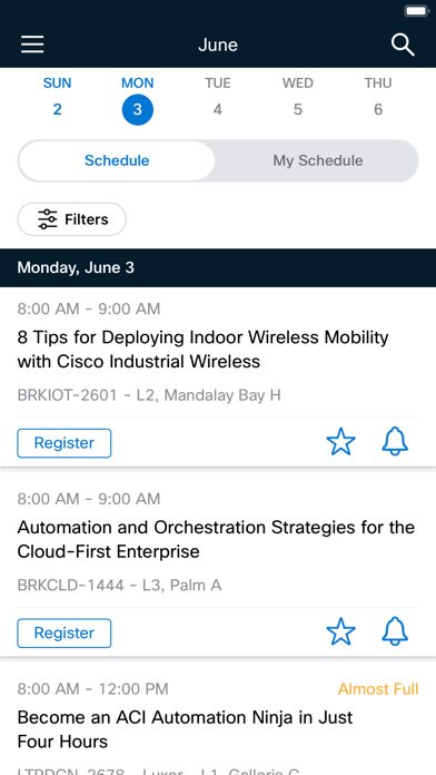 Screenshot #9 for Cisco Events App