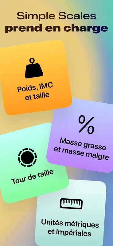 Simple Scales - Suivi du poids screenshot 2 of 5
