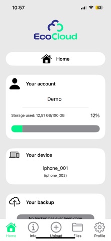 EcoCloud. Screenshot 2 of 5