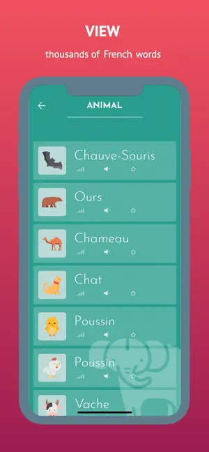 Fravoca: French Vocabulary screenshot 3