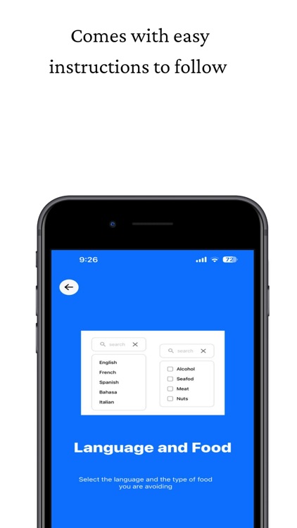 Food Avoidance Scanner