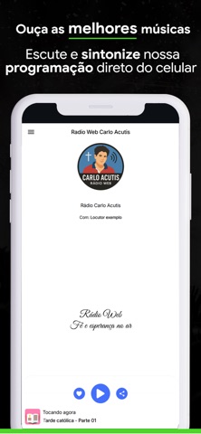Radio Web Carlo Acutis screenshot