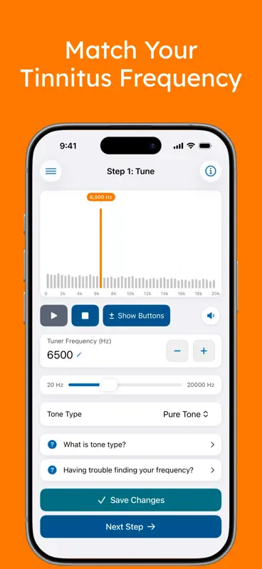 AudioNotch: Tinnitus Treatment screenshot 5 of 8