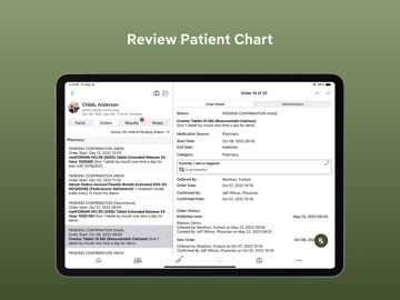 Practitioner Engagement iPad screenshot