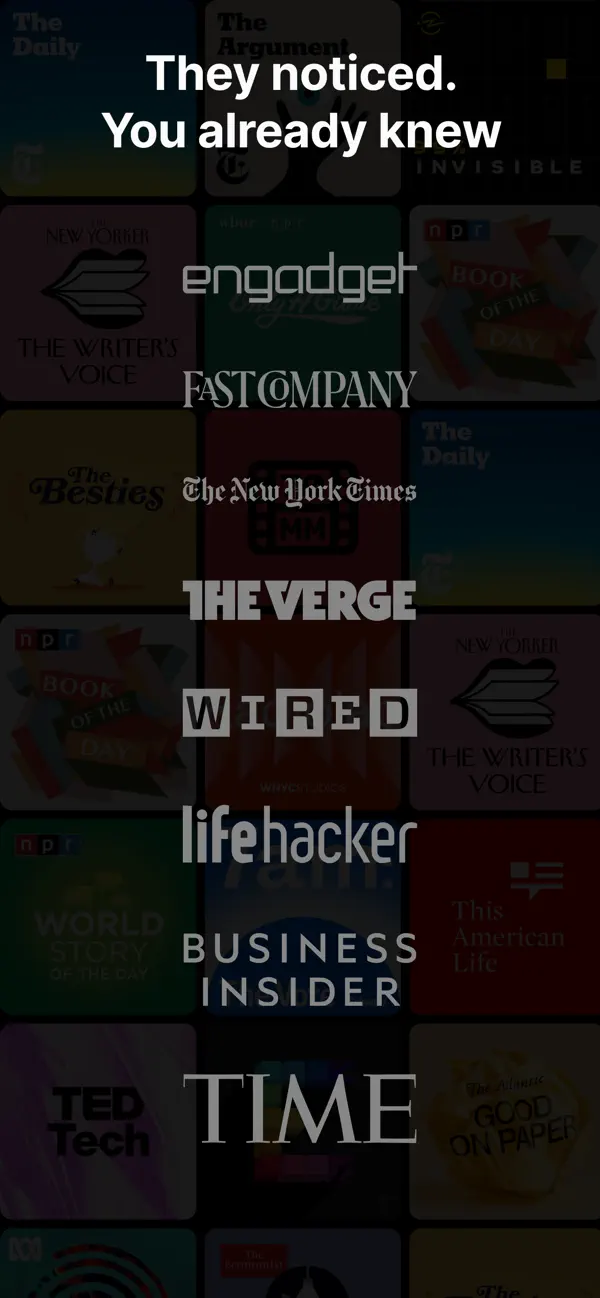 Pocket Casts iPhone App Screenshot 7 – Nachrichten