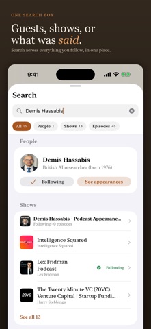 Attunex: Podcast Guest Player screenshot