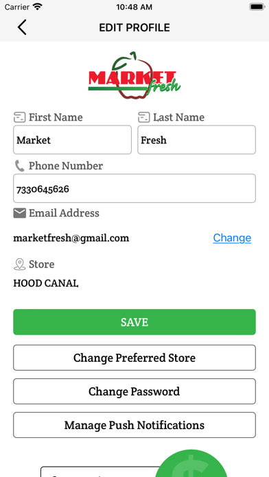 Market Fresh PNW Rewards Screenshot