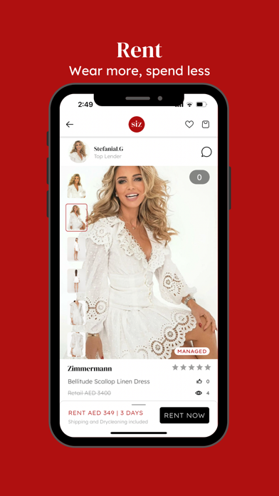 Sizters: Rent & Lend Fashion Screenshot
