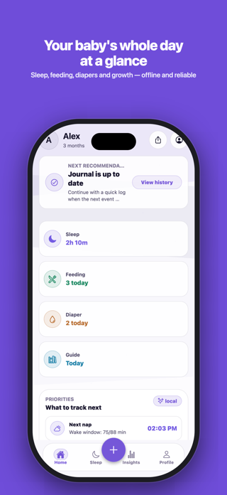 Bebblo: Baby Tracker Screenshot 1 of 6