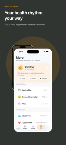 Oranji: Fasting Tracker Screenshot 6 of 6