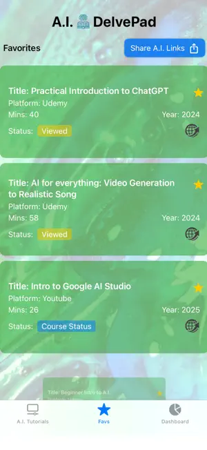 A.I. DelvePad screenshot 1