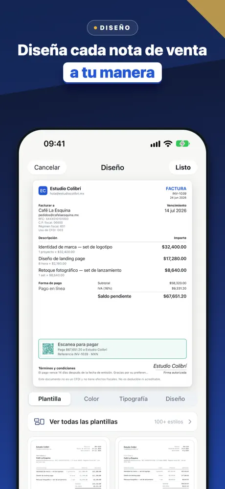 Nota de Venta, Cotización — captura 7