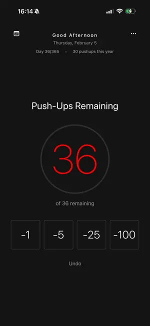 Pushup365 screenshot 4